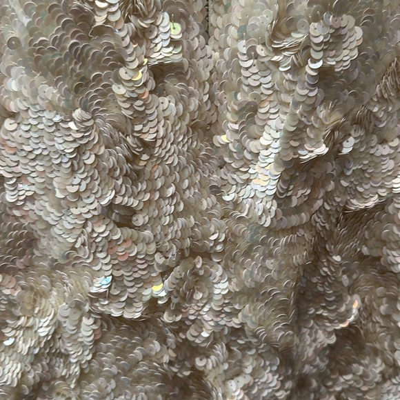 French connection all sequin and feather dress size 6 - true size small - Picture 6 of 6